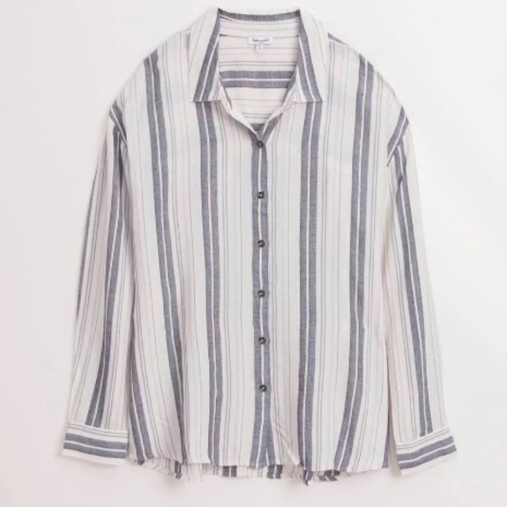 Splendid Striped Button Down Long sleeve shirt